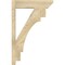 Ekena Millwork Merced Slat Rough Sawn Outlooker, Douglas Fir, 6"W x 22"D x 34"H OUT06X22X34MRC06RDF - alternate 3